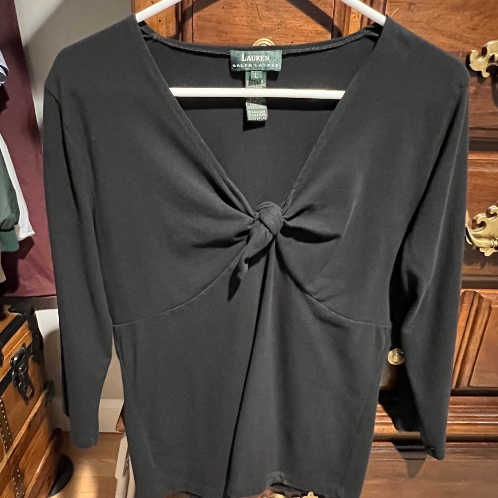 Black Ralph Lauren top